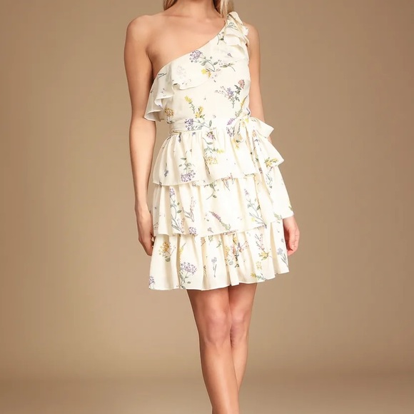 NWT Lulus perfectly posy mini dress - Picture 2 of 5